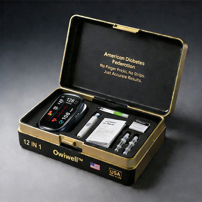 🔥Final 2 Hours : Only Limited Stock Left🏆Owiwell™ Non-Invasive Blood Glucose Meter 99.9% Accuracy （Mayo Clinic Recommended）